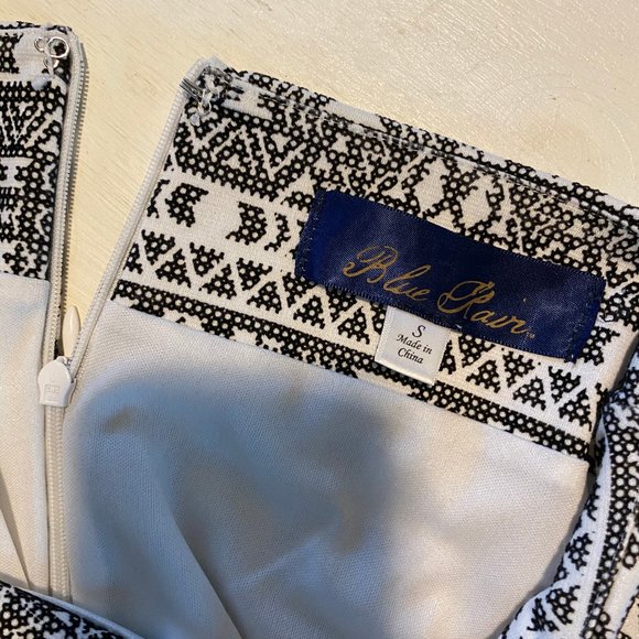 Blue Rain Francesca's Black & White Mini Skirt - Picture 4 of 4